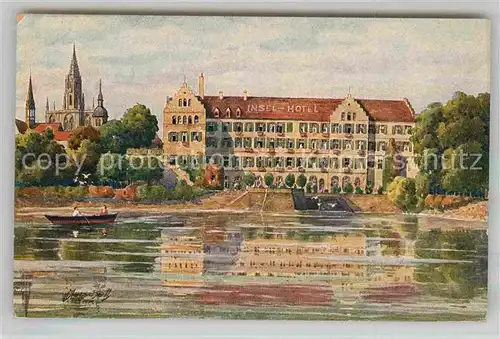 AK / Ansichtskarte Konstanz Bodensee Insel Hotel Kat. Konstanz