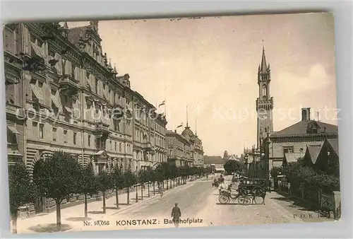 AK / Ansichtskarte Konstanz Bodensee Bahnhofsplatz Kat. Konstanz