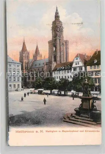 AK / Ansichtskarte Heilbronn Neckar Marktplatz Kilianskirche Kat. Heilbronn