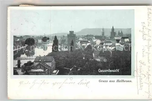 AK / Ansichtskarte Heilbronn Neckar Panorama Goetzenturm Kirchen Kat. Heilbronn