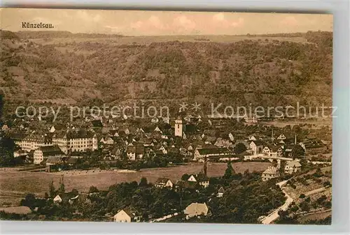 AK / Ansichtskarte Kuenzelsau Panorama Kat. Kuenzelsau