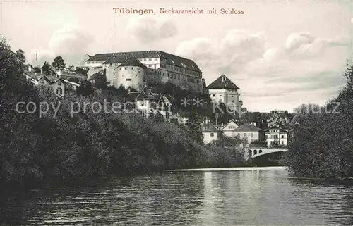 AK / Ansichtskarte Tuebingen Neckaransicht Schloss Kat. Tuebingen