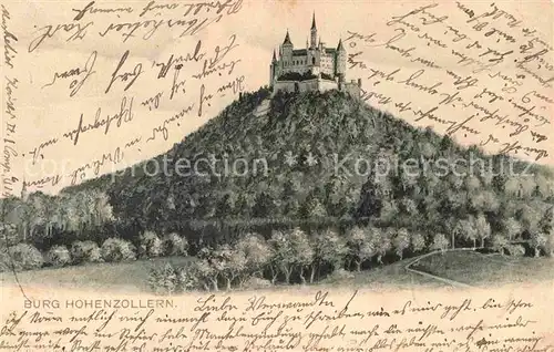 AK / Ansichtskarte Tuebingen Burg Hohenzollern Kat. Tuebingen