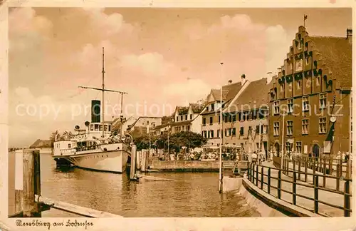 AK / Ansichtskarte Meersburg Bodensee Hafen Panorama Kat. Meersburg