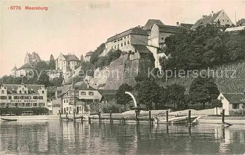 AK / Ansichtskarte Meersburg Bodensee Hotel Seehof Schloss Kat. Meersburg