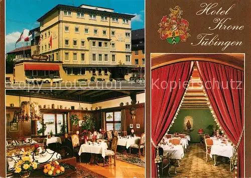 AK / Ansichtskarte Tuebingen Hotel Krone Kat. Tuebingen