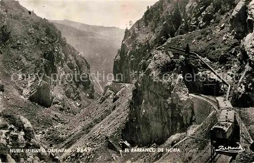 AK / Ansichtskarte Nuria Girona Barranco de Nuria 