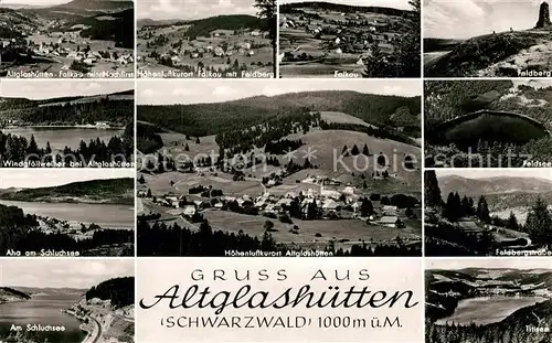 AK / Ansichtskarte Altglashuetten Feldbergstrasse Titisee Schluchtsee Falkau Kat. Feldberg (Schwarzwald)