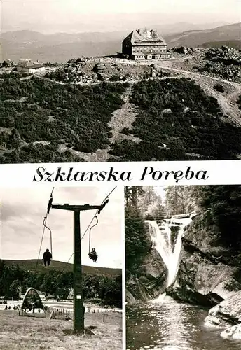AK / Ansichtskarte Szklarska Poreba Schreiberhau Sesselbahn Schronisko PTTK na Szrenicy 