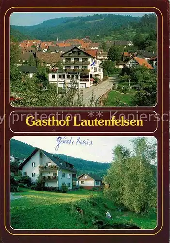 AK / Ansichtskarte Lautenbach Gernsbach Gasthaus Lautenfelsen Kat. Gernsbach