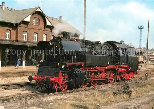 AK / Ansichtskarte Lokomotive Neubau Personenzugtenderlokomotive 651049 Bahnhof Ilmenau  Kat. Eisenbahn