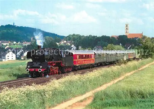 AK / Ansichtskarte Lokomotive Einheitsgueterzuglokomotive 50622 Strecke Nuernberg Arnberg  Kat. Eisenbahn