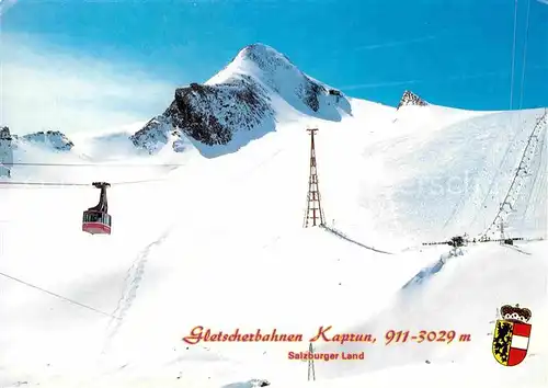 AK / Ansichtskarte Seilbahn Gletscherbahnen Kaprun Kitzsteinhorn Maurerkogellift  Kat. Bahnen