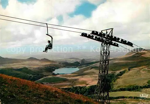 AK / Ansichtskarte Sessellift Telesiege Col de la Croix Morand Lac Guery  Kat. Bahnen