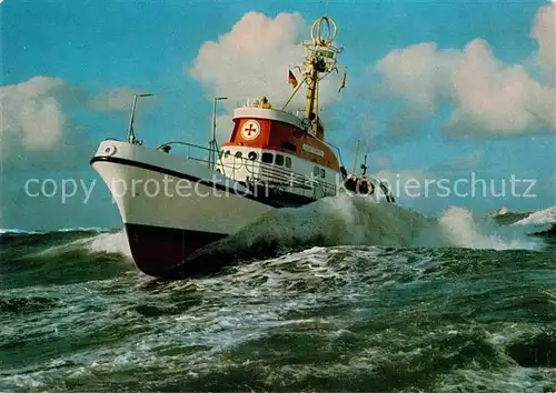 AK / Ansichtskarte Motorboote Seenot Rettungskreuzer  Kat. Schiffe