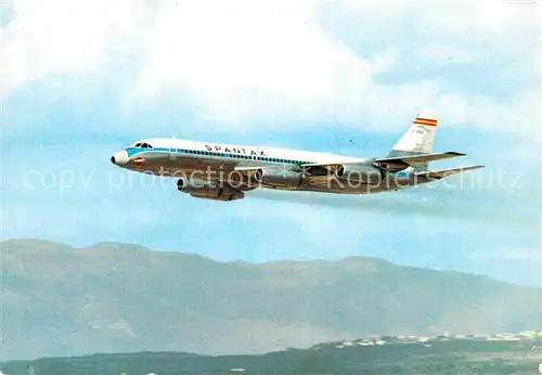 AK / Ansichtskarte Flugzeuge Zivil Spantax Convair CV 990 A Coronado  Kat. Airplanes Avions