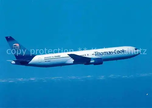 AK / Ansichtskarte Flugzeuge Zivil Thomas Cook Condor Beoing 767 Kat. Airplanes Avions