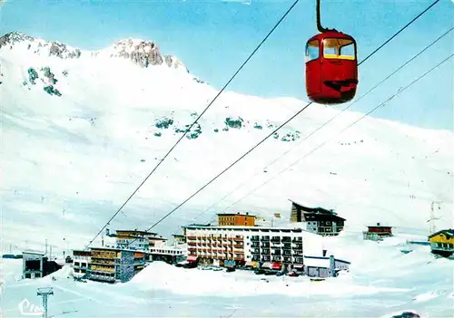 AK / Ansichtskarte Seilbahn Telecabine Toviere Station Lac de Tignes  Kat. Bahnen