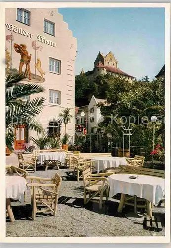 AK / Ansichtskarte Meersburg Bodensee Hotel Wilder Mann Kat. Meersburg