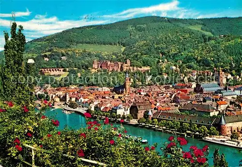 AK / Ansichtskarte Heidelberg Neckar Blick vom Philosophenweg  Kat. Heidelberg