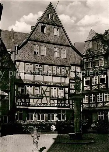 AK / Ansichtskarte Frankfurt Main Roseneck histor. Haus zum Rosenbusch  Kat. Frankfurt am Main