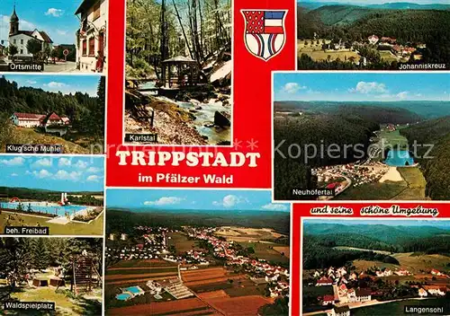 AK / Ansichtskarte Trippstadt Neuhoefertal Johanniskreuz Karlstal Klugsche Muehle Ortsmitte  Kat. Trippstadt
