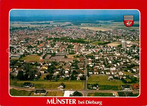 AK / Ansichtskarte Muenster Dieburg Fliegeraufnahme Kat. Muenster