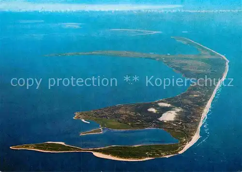 AK / Ansichtskarte Sylt Fliegeraufnahme Insel von Norden gesehen Kat. Sylt Ost
