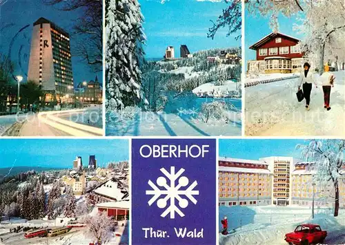 AK / Ansichtskarte Oberhof Thueringen Erholungsheime Rennsteig Fritz Weineck Interhotel Panorama Cafe Luisensitz  Kat. Oberhof Thueringen