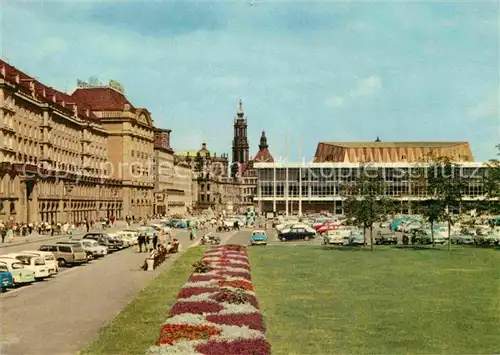 AK / Ansichtskarte Dresden Altmarkt mit Kulturpalast Kat. Dresden Elbe