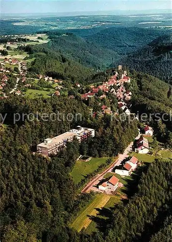 AK / Ansichtskarte Zavelstein Bibelheim Haus Felsengrund Fliegeraufnahme Kat. Bad Teinach Zavelstein