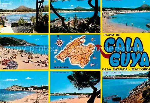 AK / Ansichtskarte Cala Ratjada Mallorca Playa de Cala Guya Details Kat. Spanien