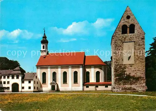 AK / Ansichtskarte Wessobrunn Kath Pfarrkirche St Joh Baptist Kat. Wessobrunn
