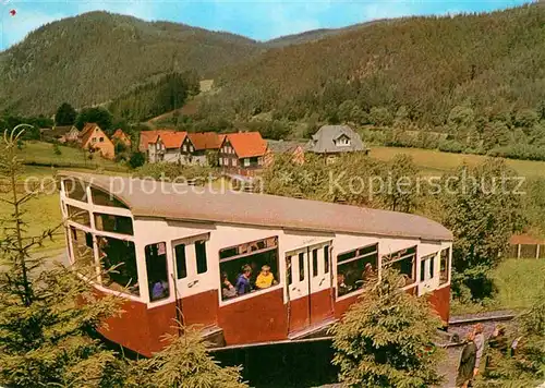 AK / Ansichtskarte Zahnradbahn Oberweissbacher Bergbahn Talstation Obstfelderschmiede Kat. Bergbahn