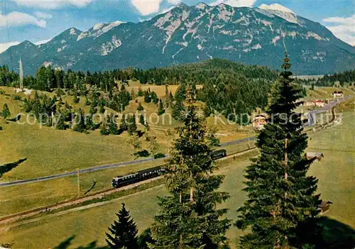 AK / Ansichtskarte Eisenbahn Deutsche Bahn Garmisch Partenkirchen Mittenwald  Kat. Eisenbahn