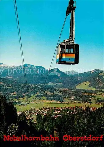 AK / Ansichtskarte Seilbahn Nebelhorn Oberstdorf  Kat. Bahnen