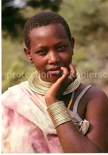 AK / Ansichtskarte Typen Afrika Barabaig 