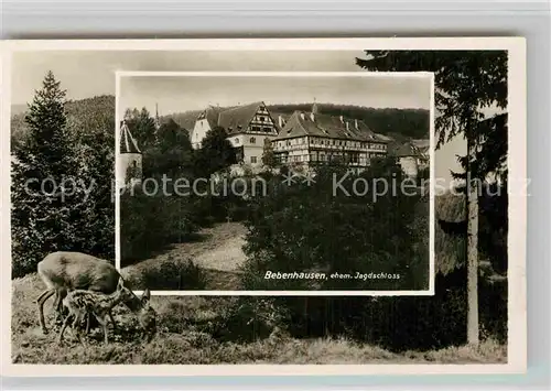 AK / Ansichtskarte Bebenhausen Tuebingen Ehemaliges Jagdschloss Kat. Tuebingen