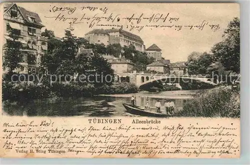 AK / Ansichtskarte Tuebingen Alleenbruecke Kat. Tuebingen