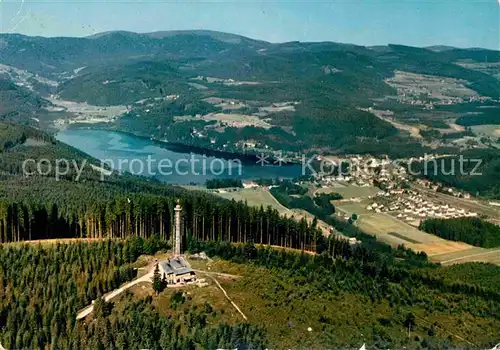 AK / Ansichtskarte Titisee Blick vom Hochfirst Fliegeraufnahme Kat. Titisee Neustadt