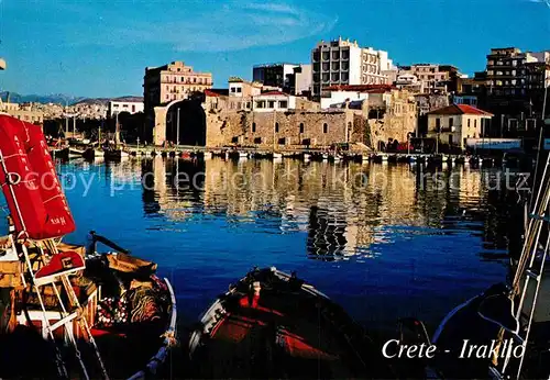 AK / Ansichtskarte Iraklion Crete Hafenpartie Kat. Insel Kreta