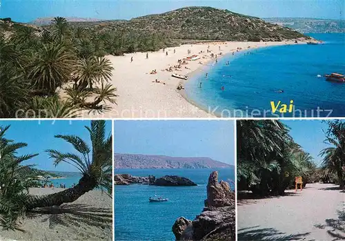 AK / Ansichtskarte Vai Strand Palmen Seepanorama Kat. Insel Kreta