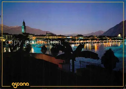 AK / Ansichtskarte Ascona Lago Maggiore Panorama