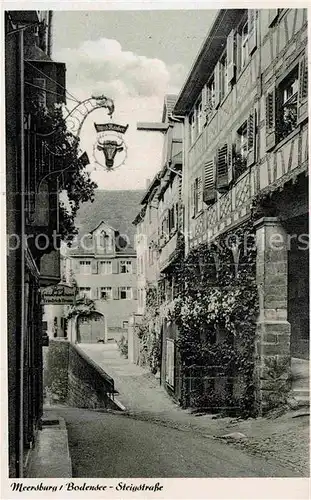 AK / Ansichtskarte Meersburg Bodensee Steigstrasse Kat. Meersburg