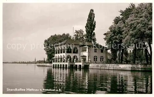 AK / Ansichtskarte Radolfzell Bodensee Strandcafe Mettnau Kat. Radolfzell am Bodensee