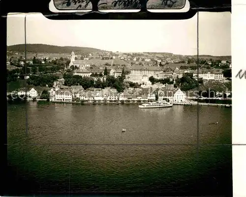 AK / Ansichtskarte Meersburg Bodensee Fliegeraufnahme Hafen Kat. Meersburg