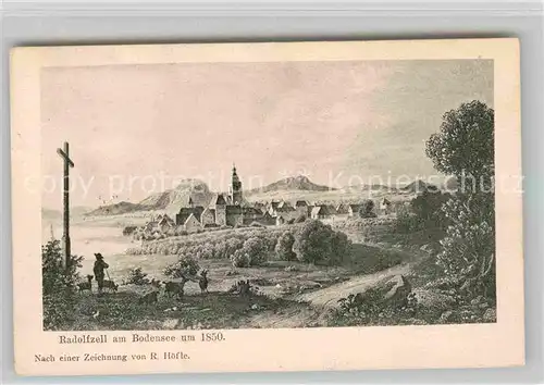 AK / Ansichtskarte Radolfzell Bodensee Um 1850 Kat. Radolfzell am Bodensee