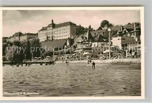 AK / Ansichtskarte Meersburg Bodensee Strandbad Kat. Meersburg