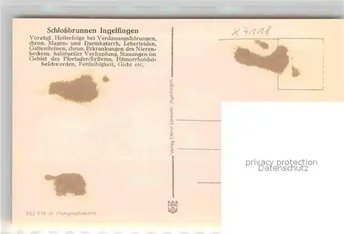 AK / Ansichtskarte Bad Ingelfingen Gesamtansicht  Kat. Ingelfingen