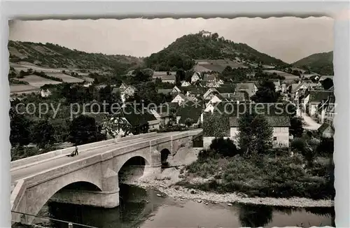 AK / Ansichtskarte Kocherstetten Bruecke Schloss Kat. Kuenzelsau